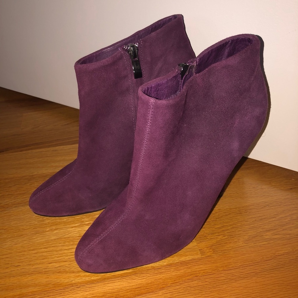 Aldo Suede Ankle Booties - Stiletto Heels
